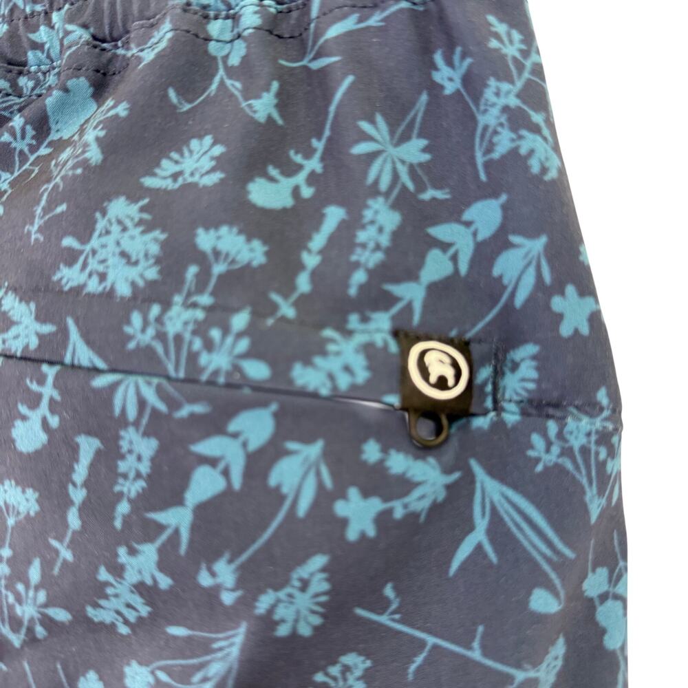 Backcountry Women's Blue Floral On The Go Ankle Hiking Pants Size Large - Picture 3 of 7